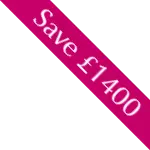 14. Save £1400 Pink Corner Flash