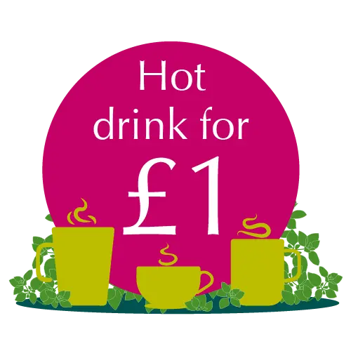 Catch up over a hot drink! Catch up over a hot drink!