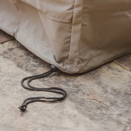 4-Seat Round Dining Set Cover Khaki - image 7