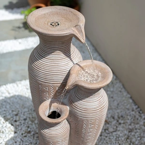 Aztec Vase Solar Powered Water Feature - image 2