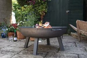 Glasto Fire Pit with Legs 75cm - image 2