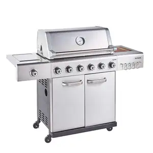 Jupiter 6 Burner Hybrid Stainless Steel - image 1