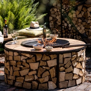Kadai Firebowl Table and Shield