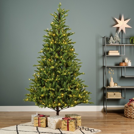 Kaemingk Everlands Allison Pine Pre-lit Christmas Tree 8ft / 2.4m - image 4