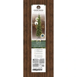 Kaemingk Everlands Slim Fir Pre-lit Christmas Tree 6ft / 1.8m - image 2