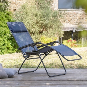 Lafuma RClip II Zero Gravity Reclining Chair - Ocean Blue - image 1