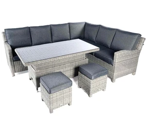 Lazia Corner Modular Set with Adjustable Dining Table - image 2