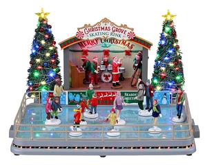 Lemax Christmas Grove Skating Rink