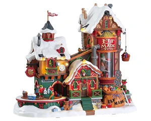 Lemax Elf Made Toy Factory