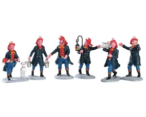 Lemax Fireman (Set of 6 Figurines)
