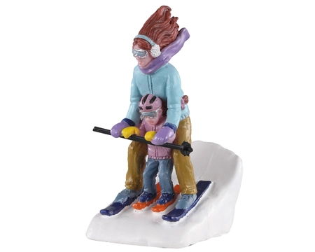 Lemax Mommy & Me Ski