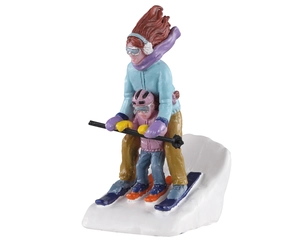Lemax Mommy & Me Ski