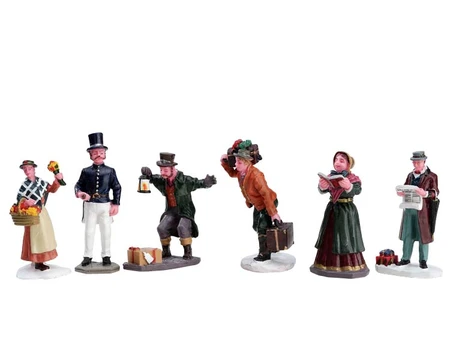 Lemax Townsfolk Figurines (Set of 6)
