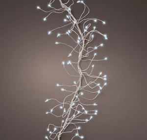 Lumineo LED Cluster Twinkle Micro Wire Lights 480L 3m Cool White - Silver Wire - image 1