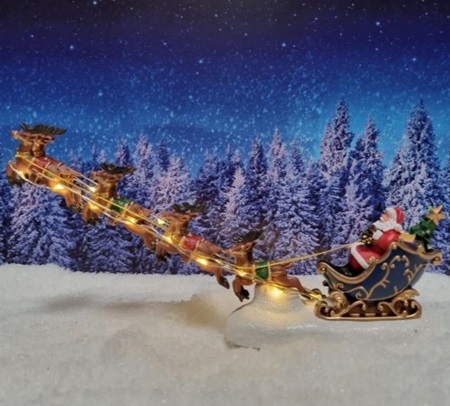 Luville Santa Sleigh Battery Operated - image 2
