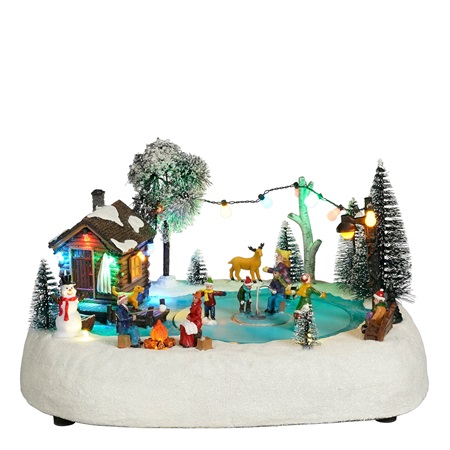 Luville Skate Scenery Battery Operated