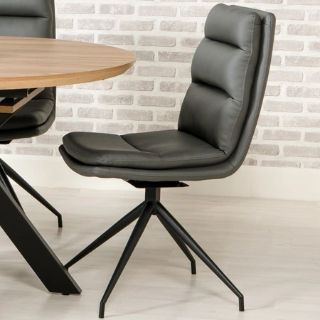 Nobo Swivel Chair- Grey - image 6