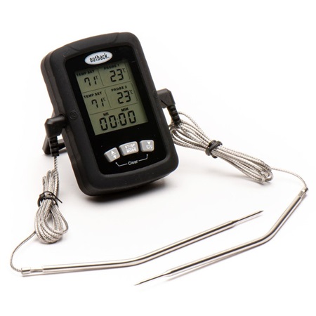 Outback Dual Probe BBQ Thermometer with Alarm - image 1