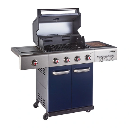 Outback Jupiter 4 Burner Hybrid Blue BBQ - image 2