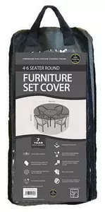 Premium 4-6 Seater Round Furniture Set Cover - image 3