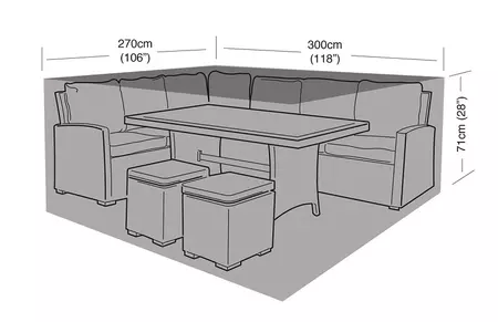 Premium Large Casual Dining Set Cover - image 2