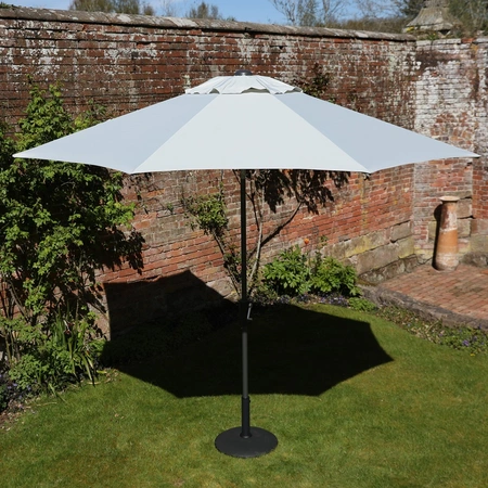 Riviera 2.5m Crank & Tilt Parasol French Grey - image 2