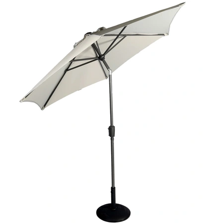 Riviera 2.5m Crank & Tilt Parasol French Grey - image 3