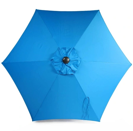 Riviera 2.5m Crank & Tilt Parasol Pacific Blue - image 1