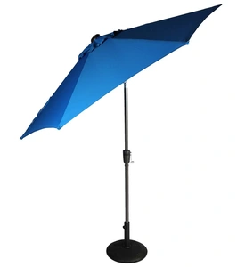 Riviera 2.5m Crank & Tilt Parasol Pacific Blue - image 4