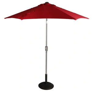 Riviera 2.5m Crank & Tilt Parasol Ruby Red - image 3