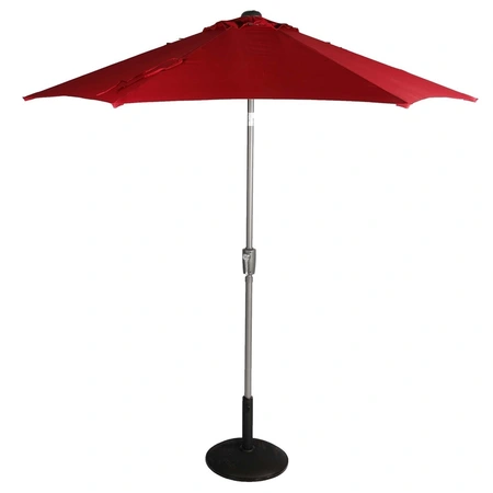 Riviera 2.5m Crank & Tilt Parasol Ruby Red - image 7