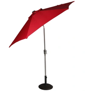 Riviera 2.5m Crank & Tilt Parasol Ruby Red - image 2