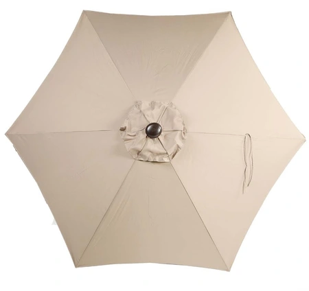  Riviera 2.5m Crank & Tilt Parasol Taupe - image 1