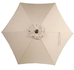  Riviera 2.5m Crank & Tilt Parasol Taupe - image 1