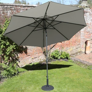 Riviera 3.0m Crank & Tilt Parasol French Grey - image 2