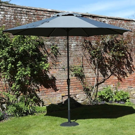 Riviera 3.0m Crank & Tilt Parasol Grey