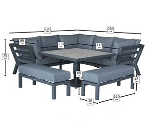 San Marino Square Casual Dining Set - image 6