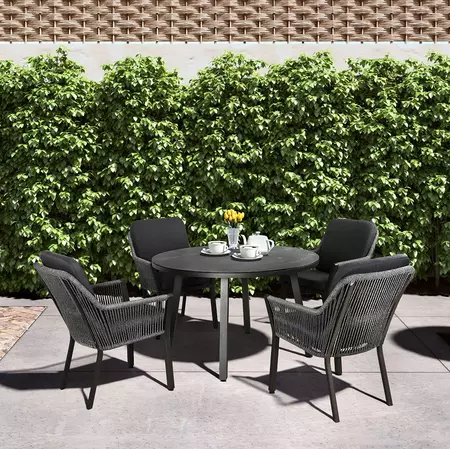 Sanza 4 Seat Round Dining Set - image 1