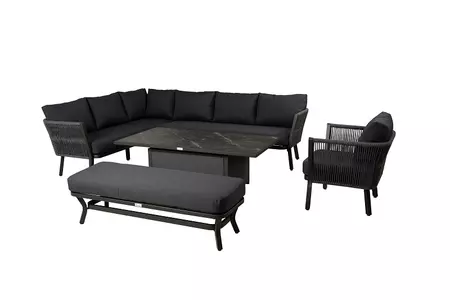 Sanza Rectangular Casual Dining Set - image 4