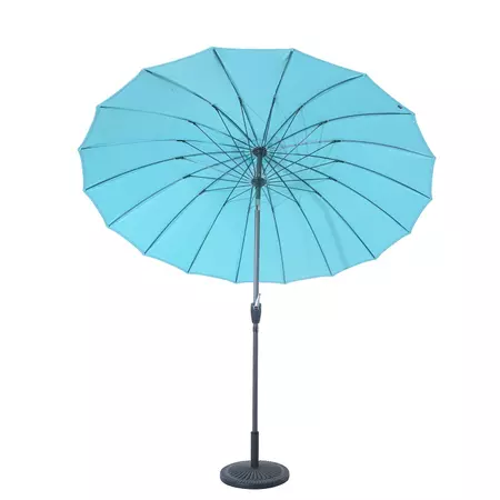 Shanghai Round Parasol 2.7m Aqua - image 1