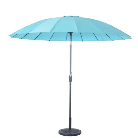 Shanghai Round Parasol 2.7m Aqua - image 2