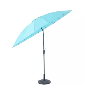 Shanghai Round Parasol 2.7m Aqua - image 3