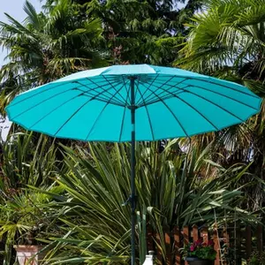 Shanghai Round Parasol 2.7m Aqua - image 5