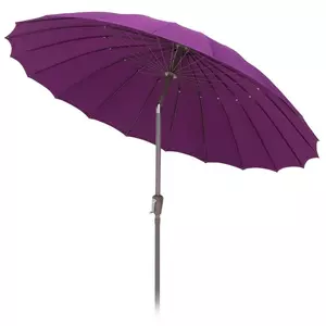 Shanghai Round Parasol 2.7m Plum - image 3