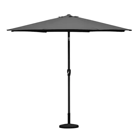 Sturdi Aluminium Crank & Tilt Round Parasol 3m - Grey - image 1