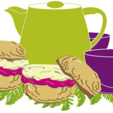 Hot drink and scone or cake £3.50